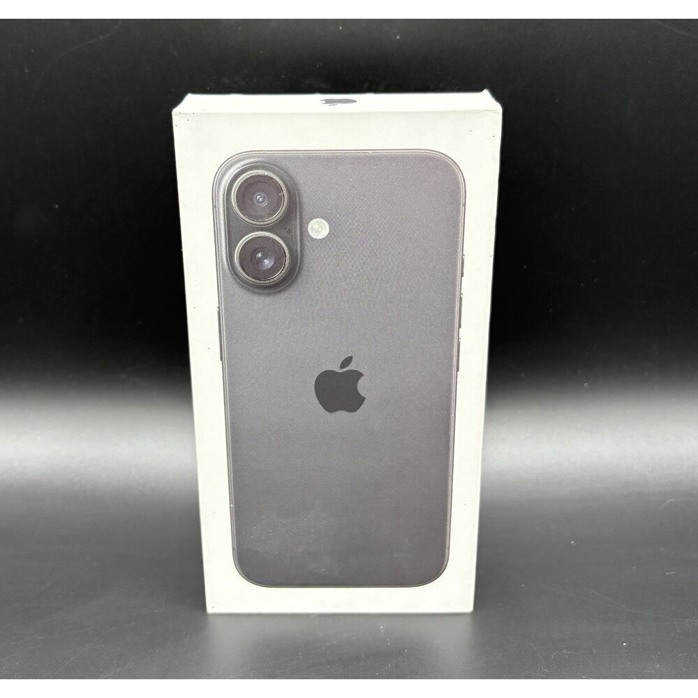 Apple iPhone 16 / Black / Box Only / With Inserts